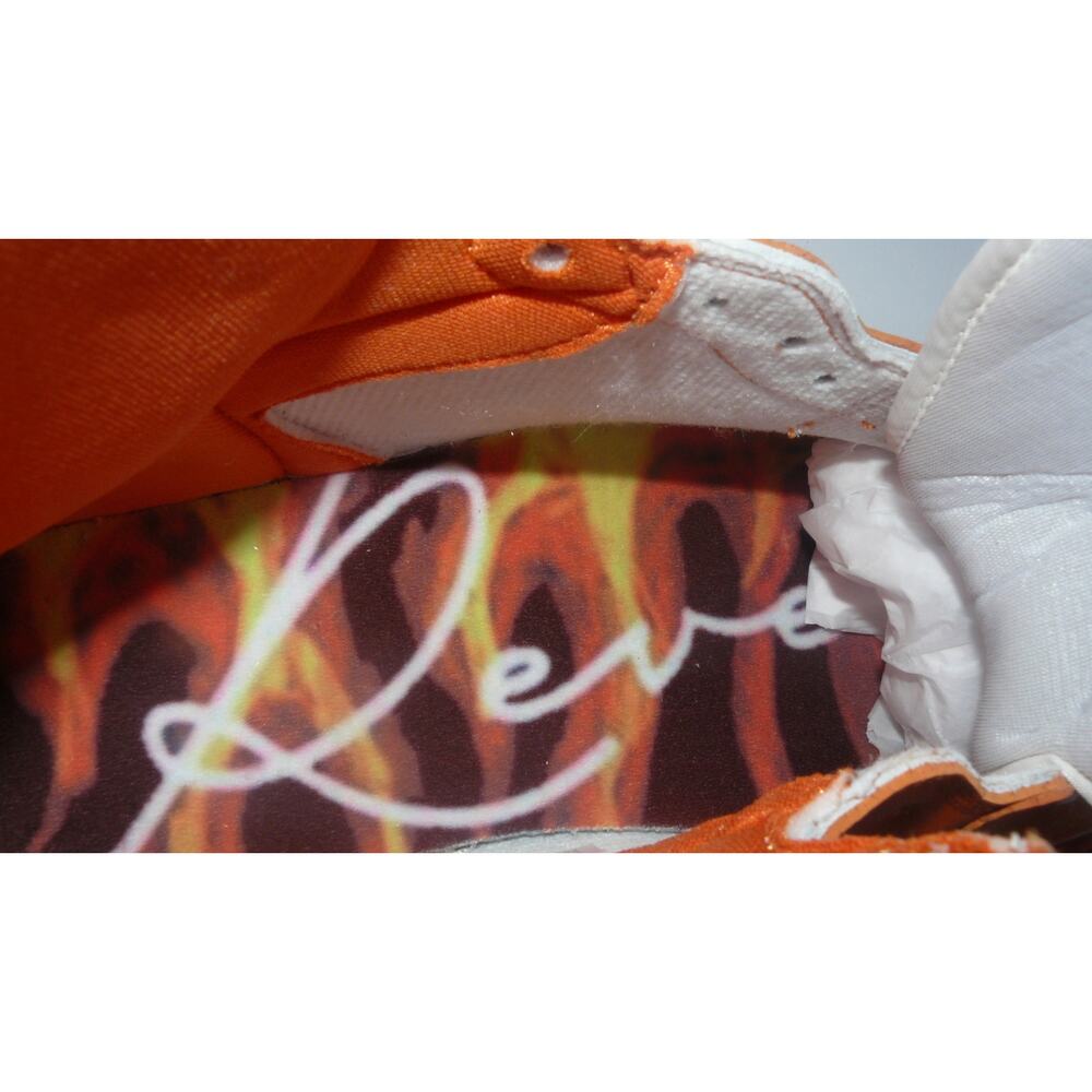 Reves Paris Air Kiy 85 High NY Edition White Orange Sneakers Mens Sz 14 NWT - Picture 10 of 10
